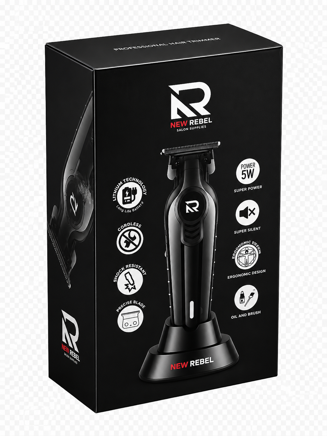 NEW REBEL Hair Trimmer Black