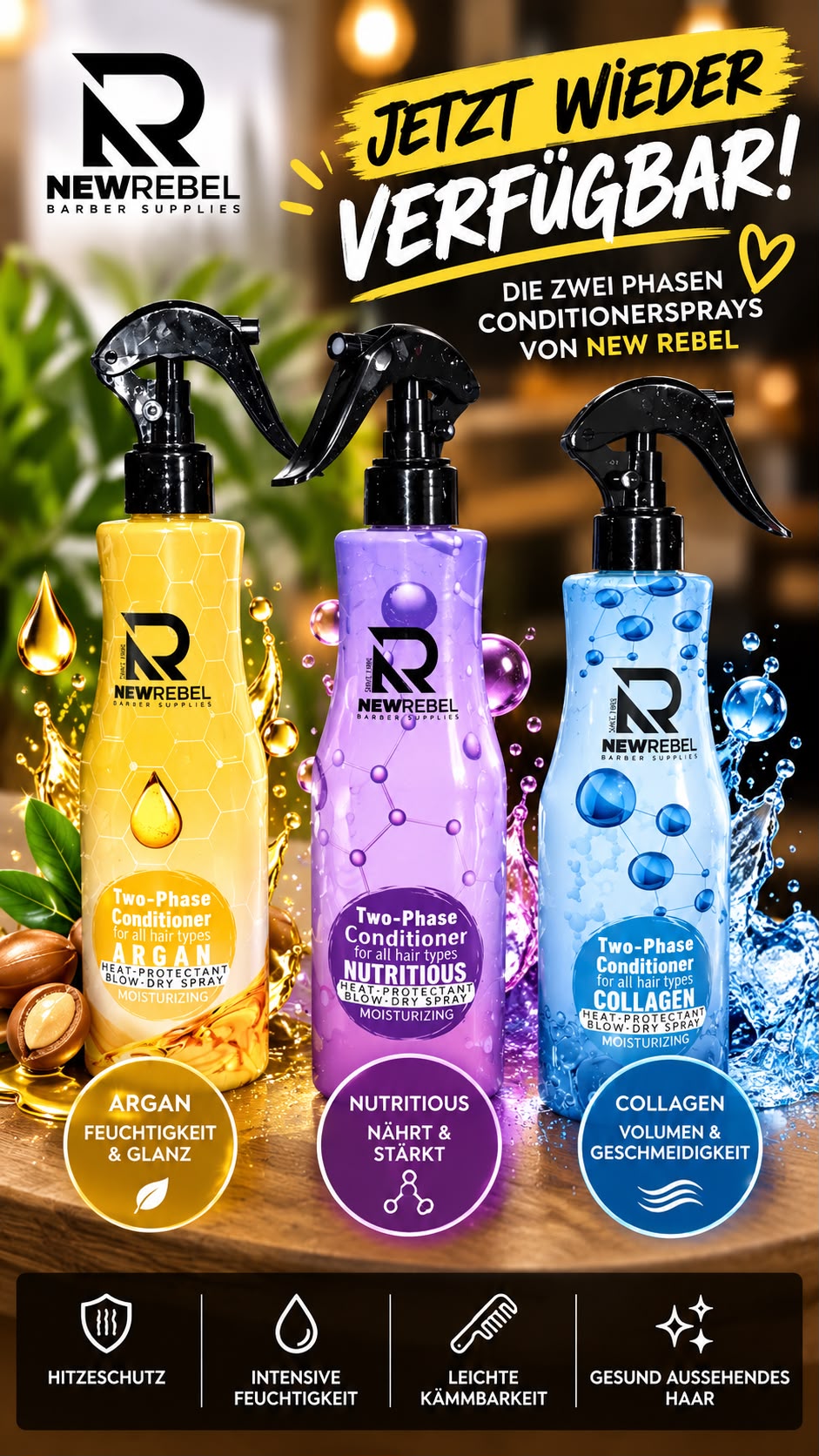 New Rebel Conditioner Two Phase Nutritious 400 ml
