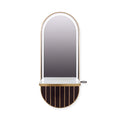 Salon Mirror Florence 200 x 80 cm GOLD/BLACK