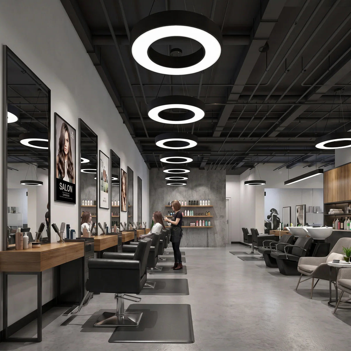 Hanging Circular Led Light