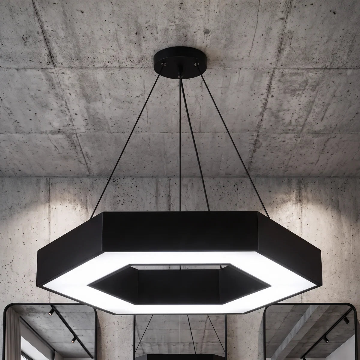 Hanging Hexagonal Led Light