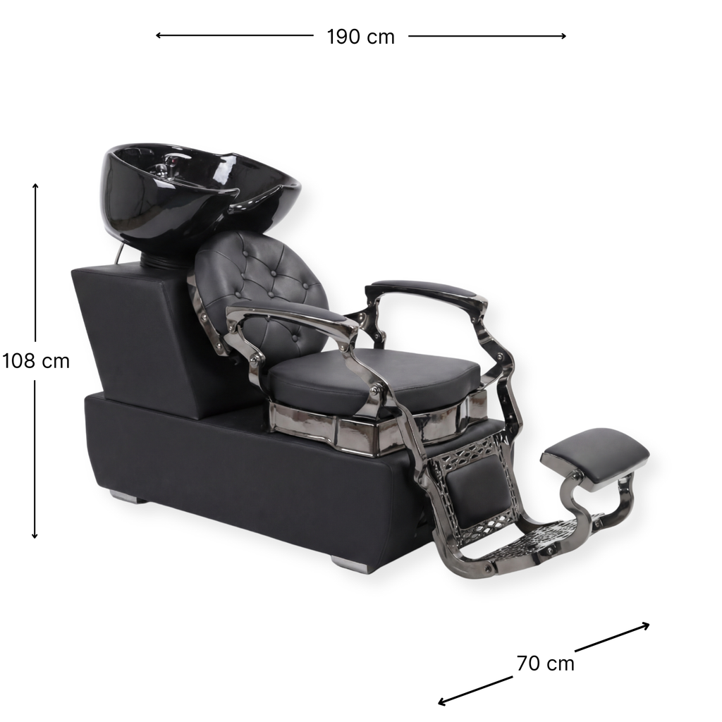 Royal Shampoo Bed Wash Unit King Gloss Black