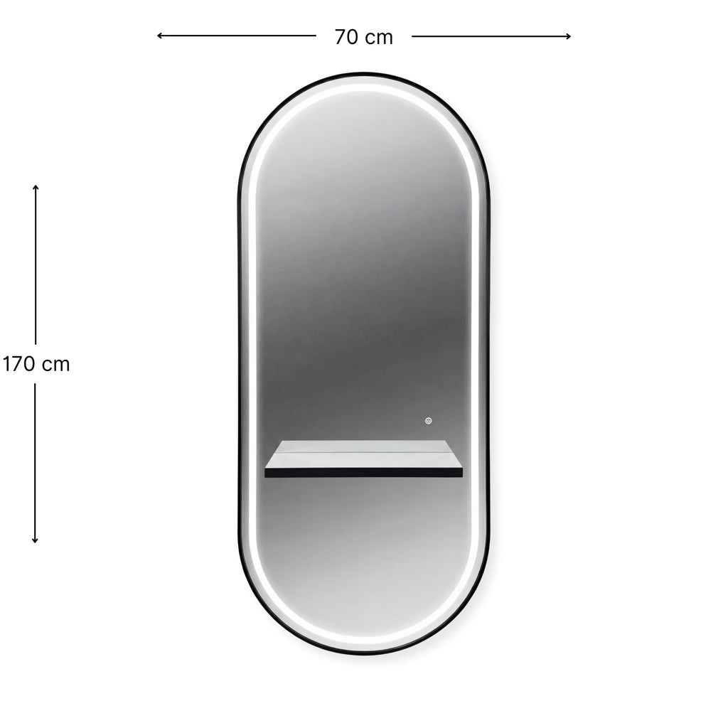 Noa Salon Mirror London Black