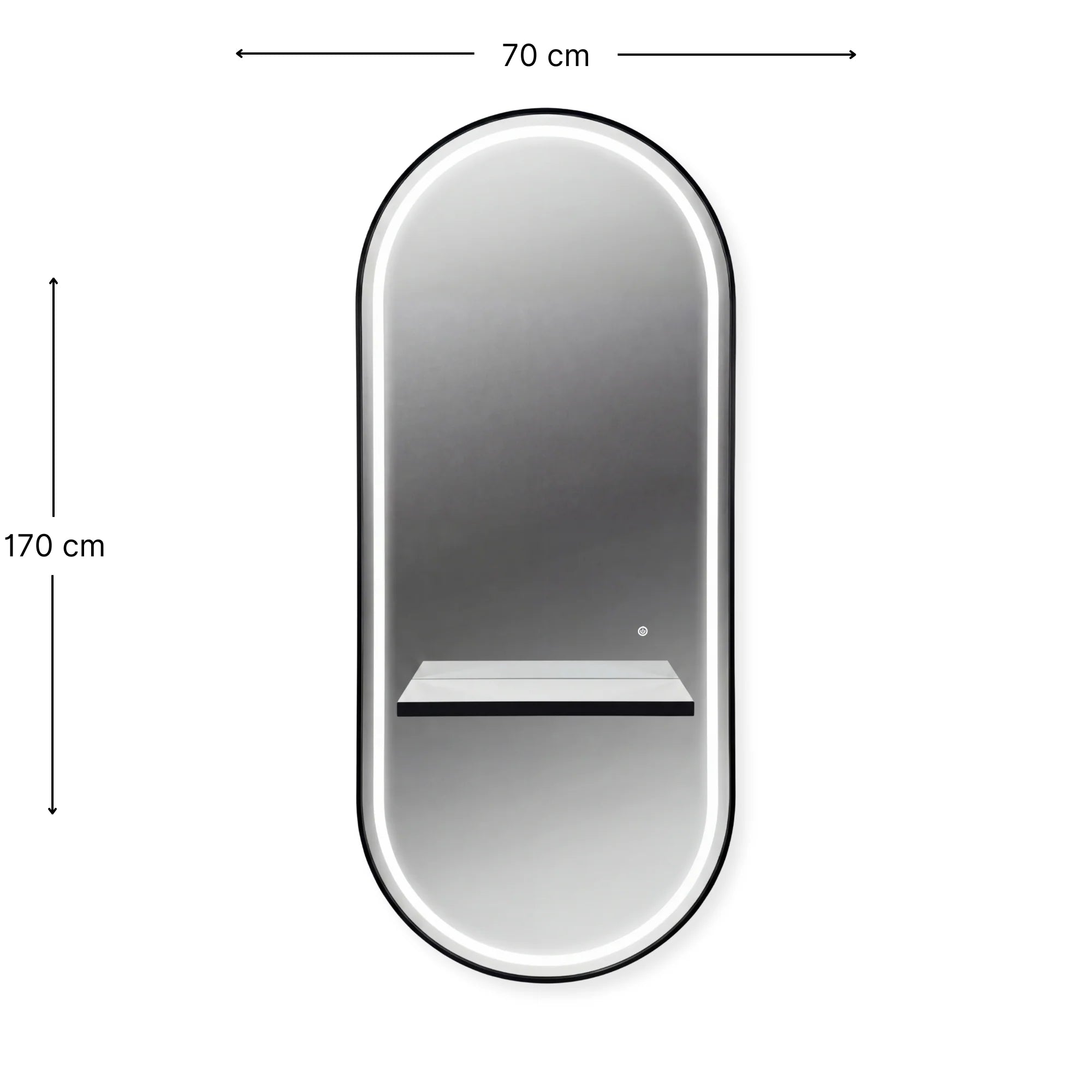 Noa Salon Mirror London Black