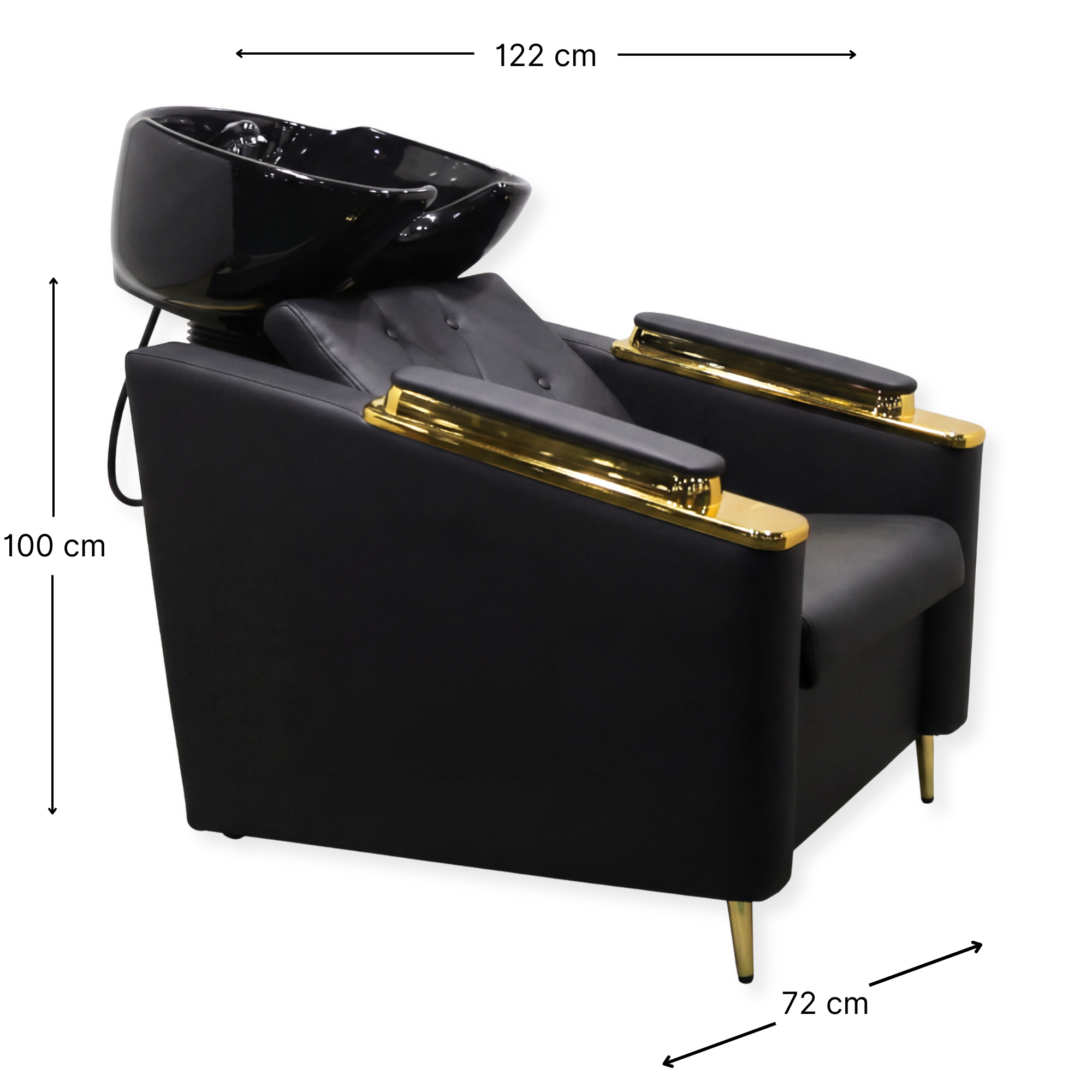 Royal Shampoo Bed Wash Unit Gold