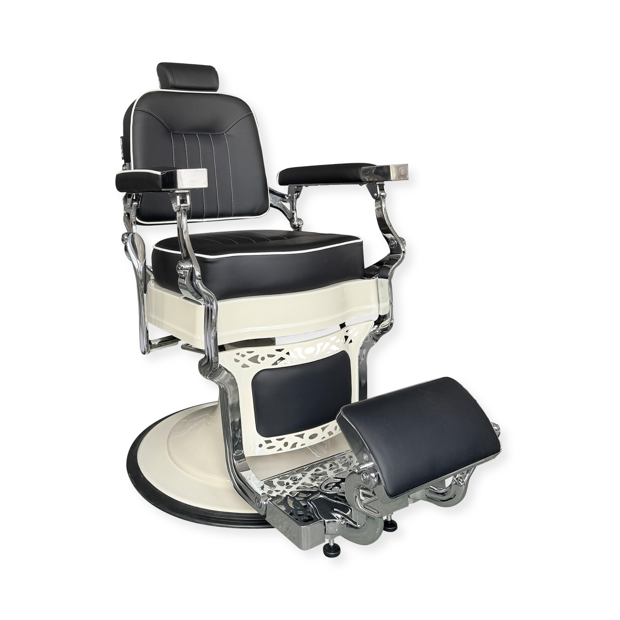 Barber Chair Baron Chrome / Black