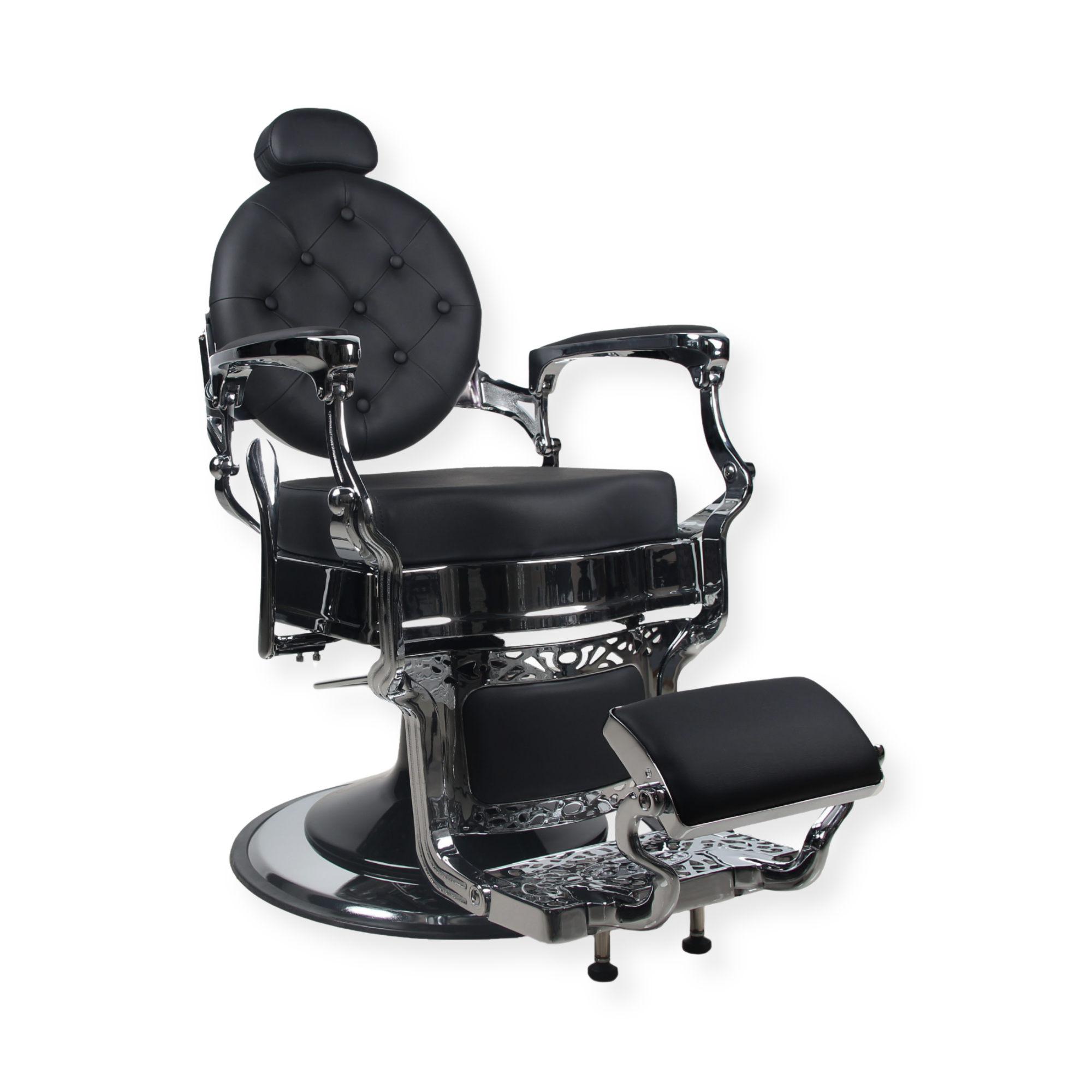 Barber Chair Senior - Silver/Black