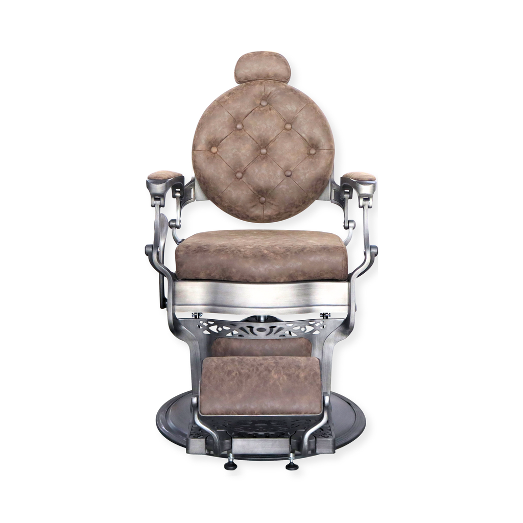 Barber Chair Senior - Grey/Brown