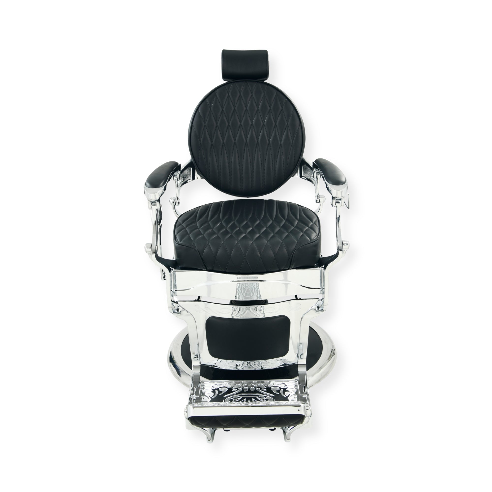 DeltaPro - Barber Chair - DBC009 - Cavalier - Silver/Black