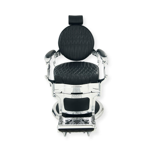 DeltaPro - Barber Chair - DBC009 - Cavalier - Silver/Black