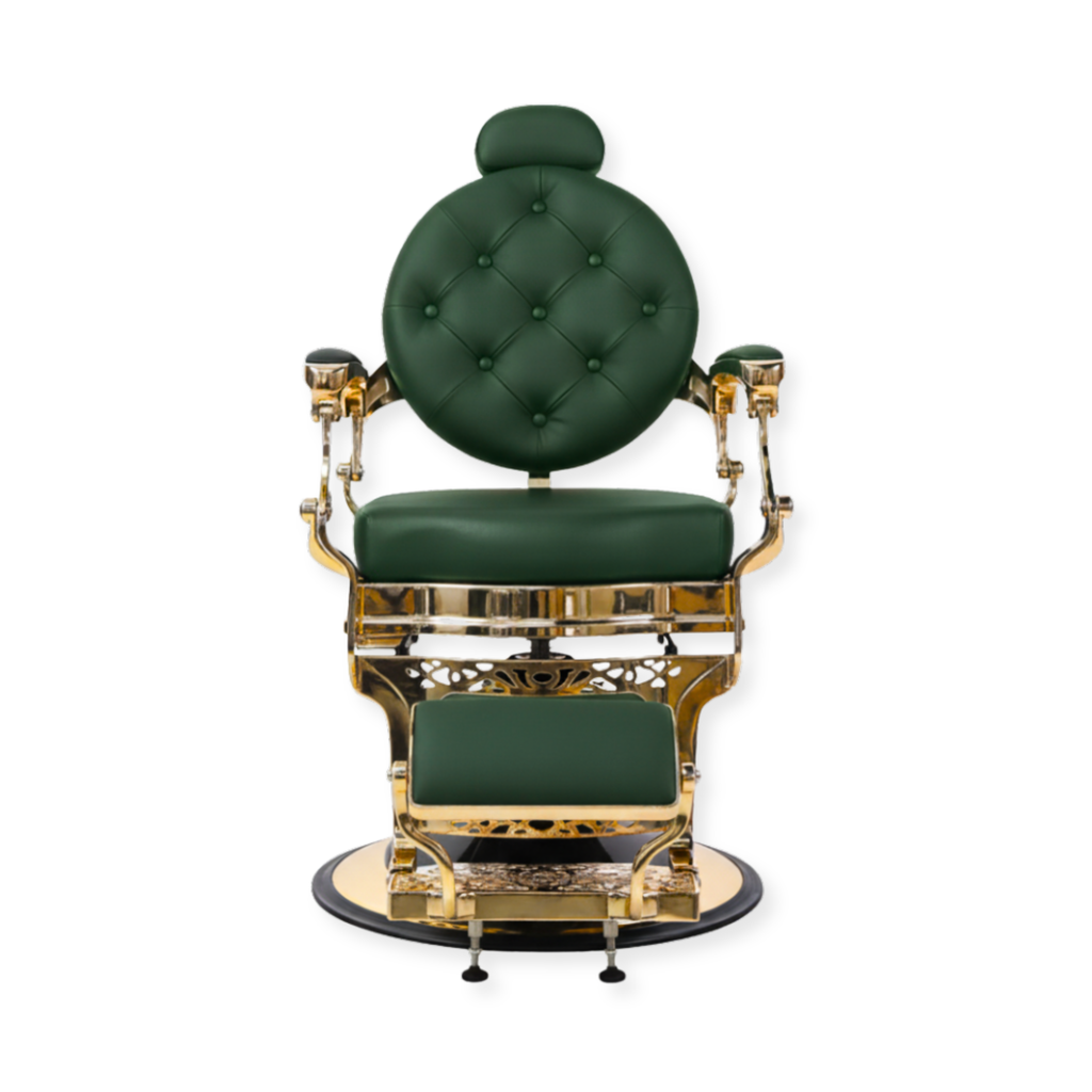 Barber Chair Senior - Gold/Green