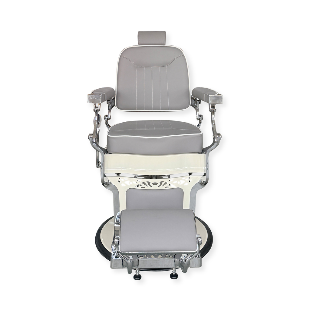 Barber Chair Baron Chrome / Grey