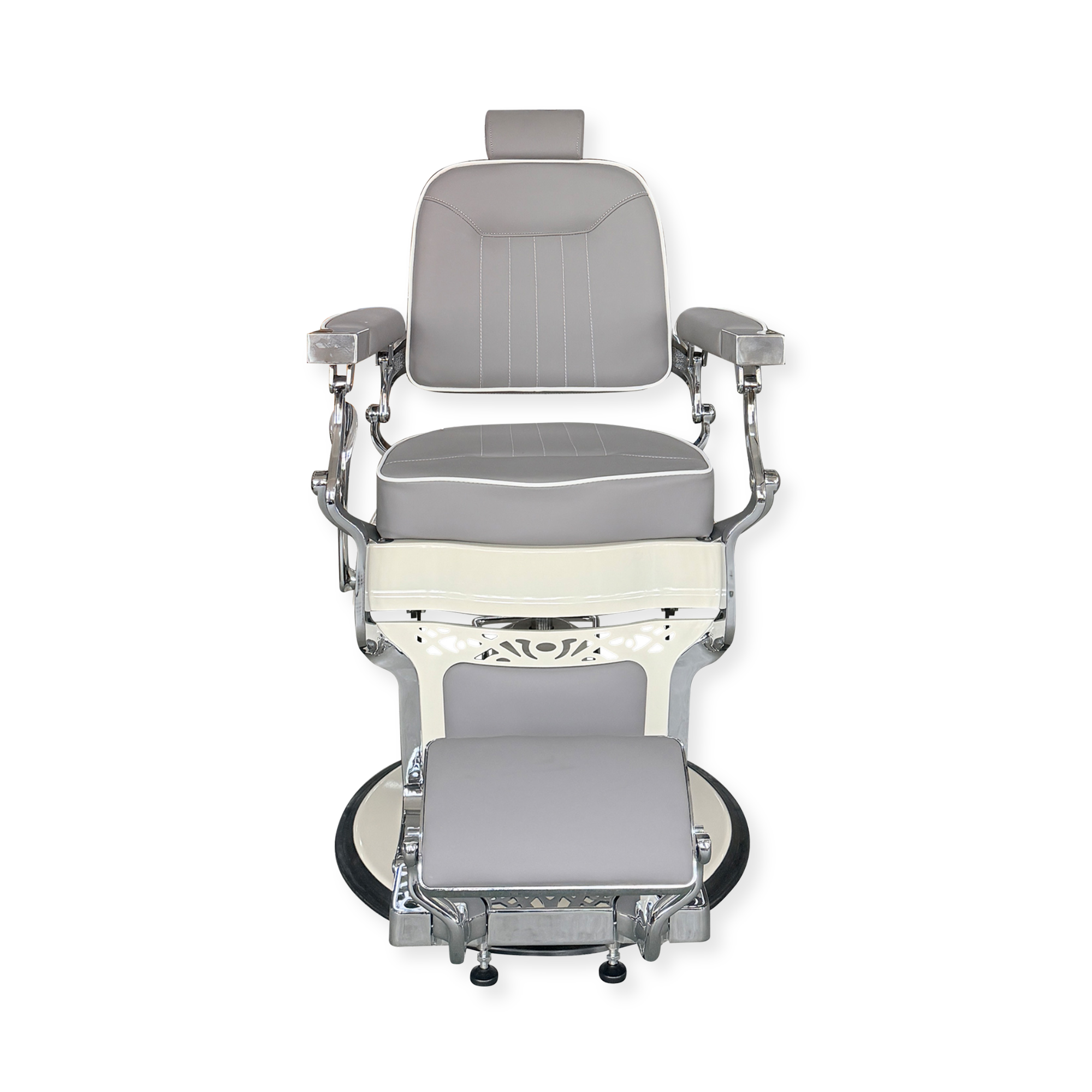 Barber Chair Baron Chrome / Grey