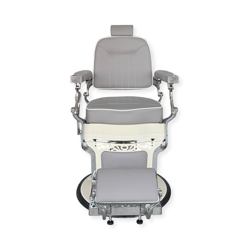 Barber Chair Baron Chrome / Grey