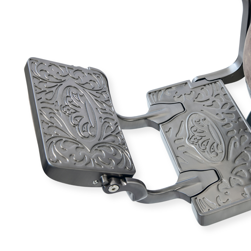DeltaPro - Barber Chair - DBC006 - Monarch - Grey/Brown