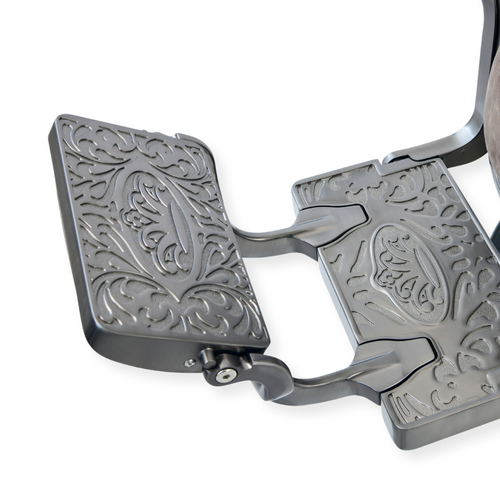 DeltaPro - Barber Chair - DBC006 - Monarch - Grey/Brown