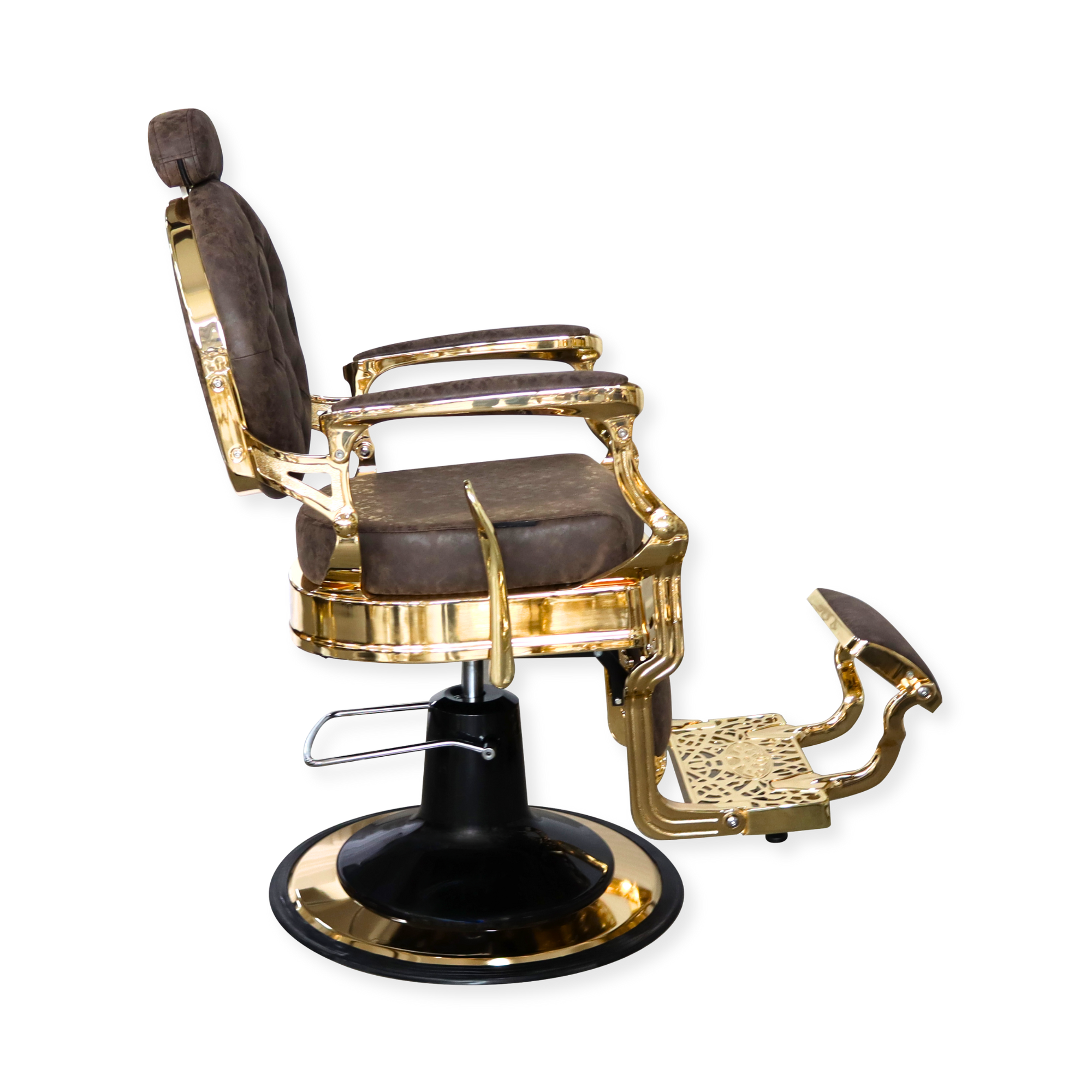 Barber Chair Senior - Gold/Brown