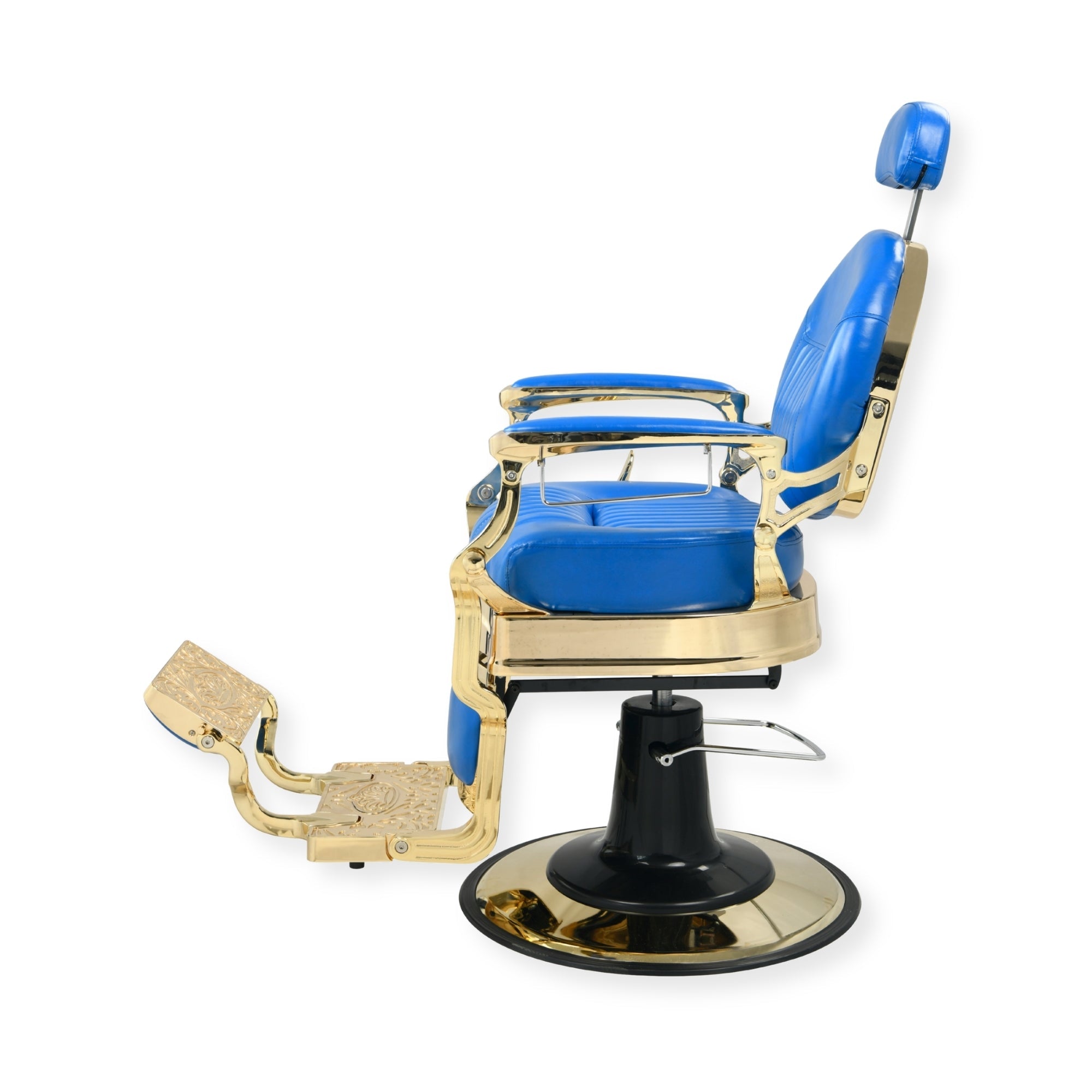 DeltaPro - Barber Chair - DBC006 - Monarch - Gold/Blue