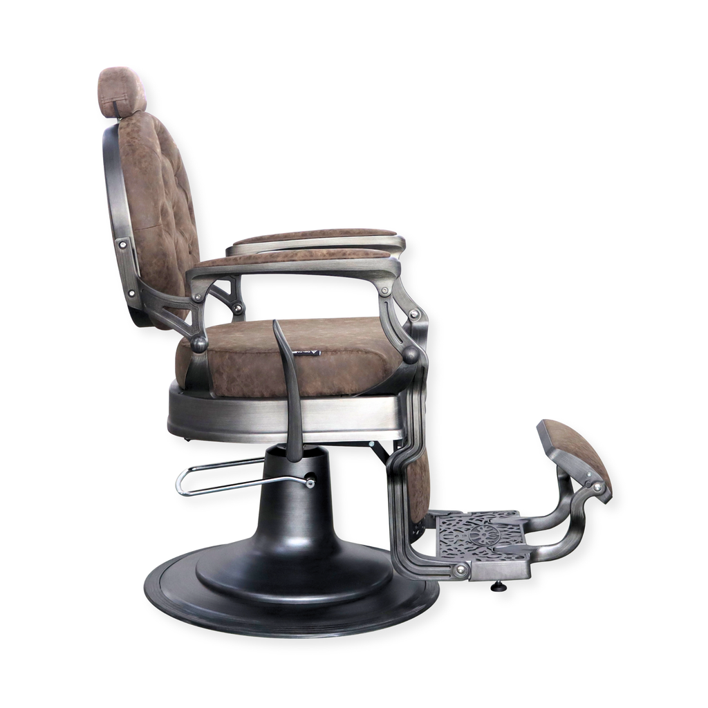 Barber Chair Senior - Grey/Brown