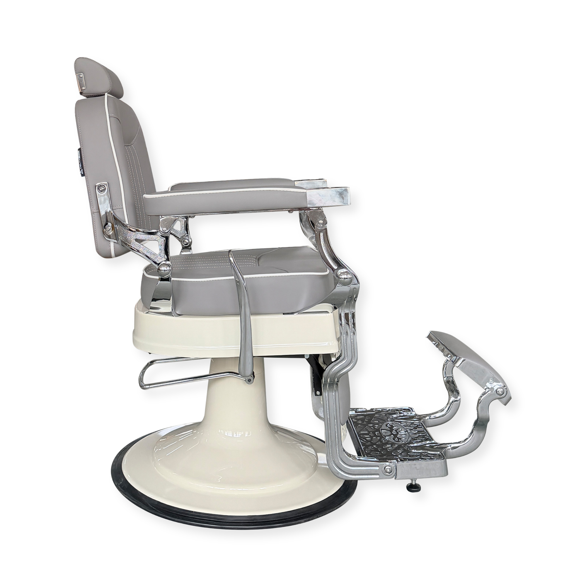 Barber Chair Baron Chrome / Grey