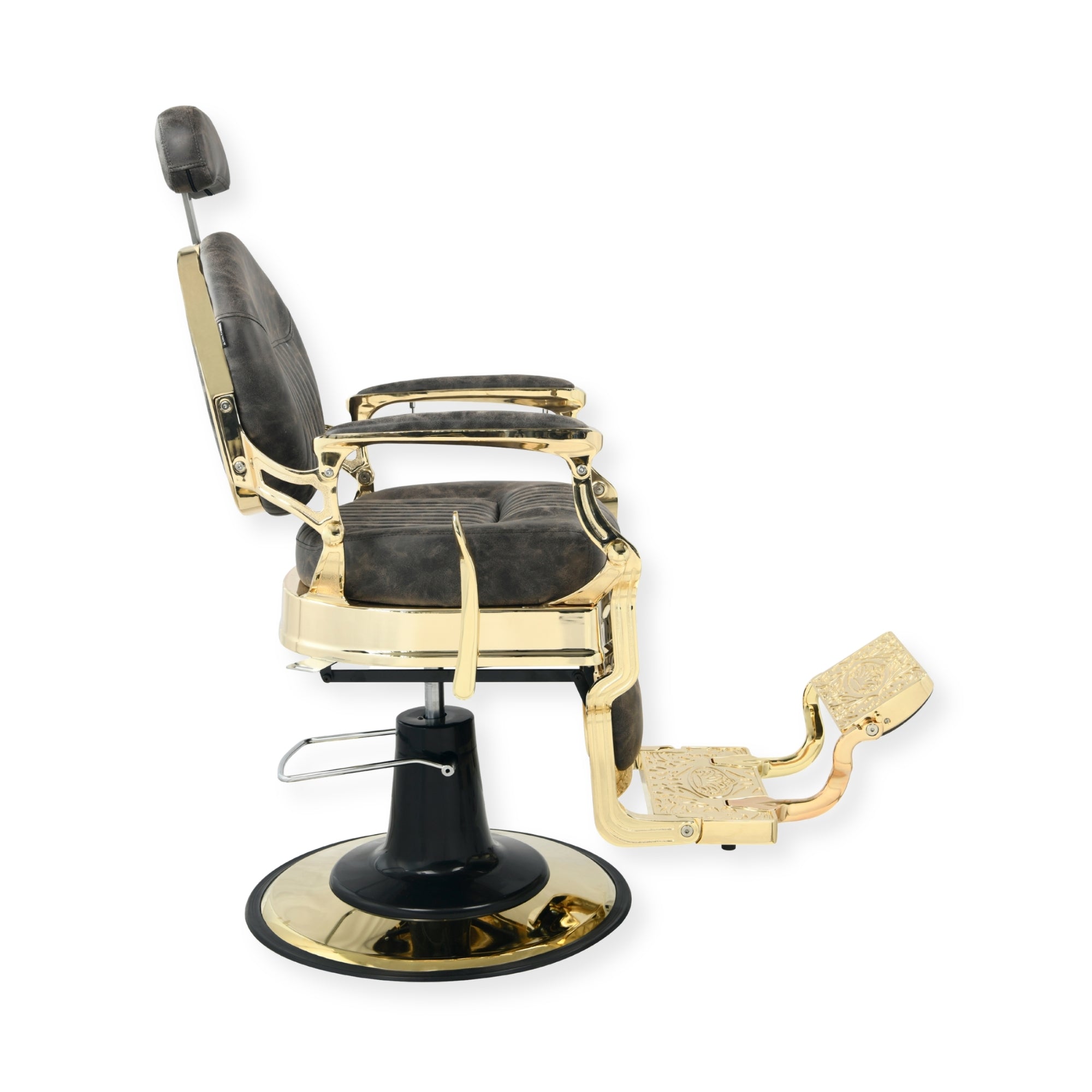 DeltaPro - Barber Chair - DBC006 - Monarch - Gold/Brown