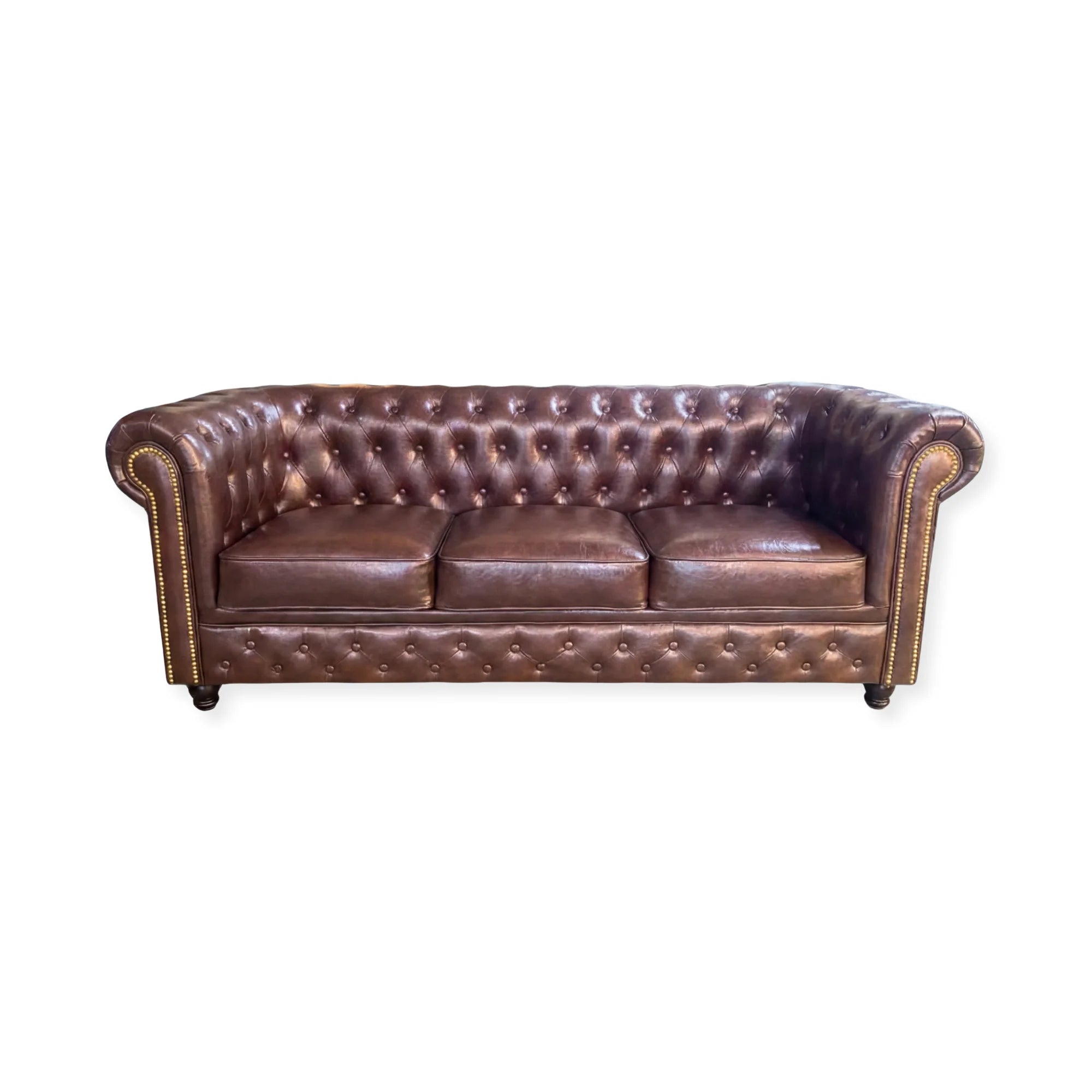 Sofa Chesterfield Brown