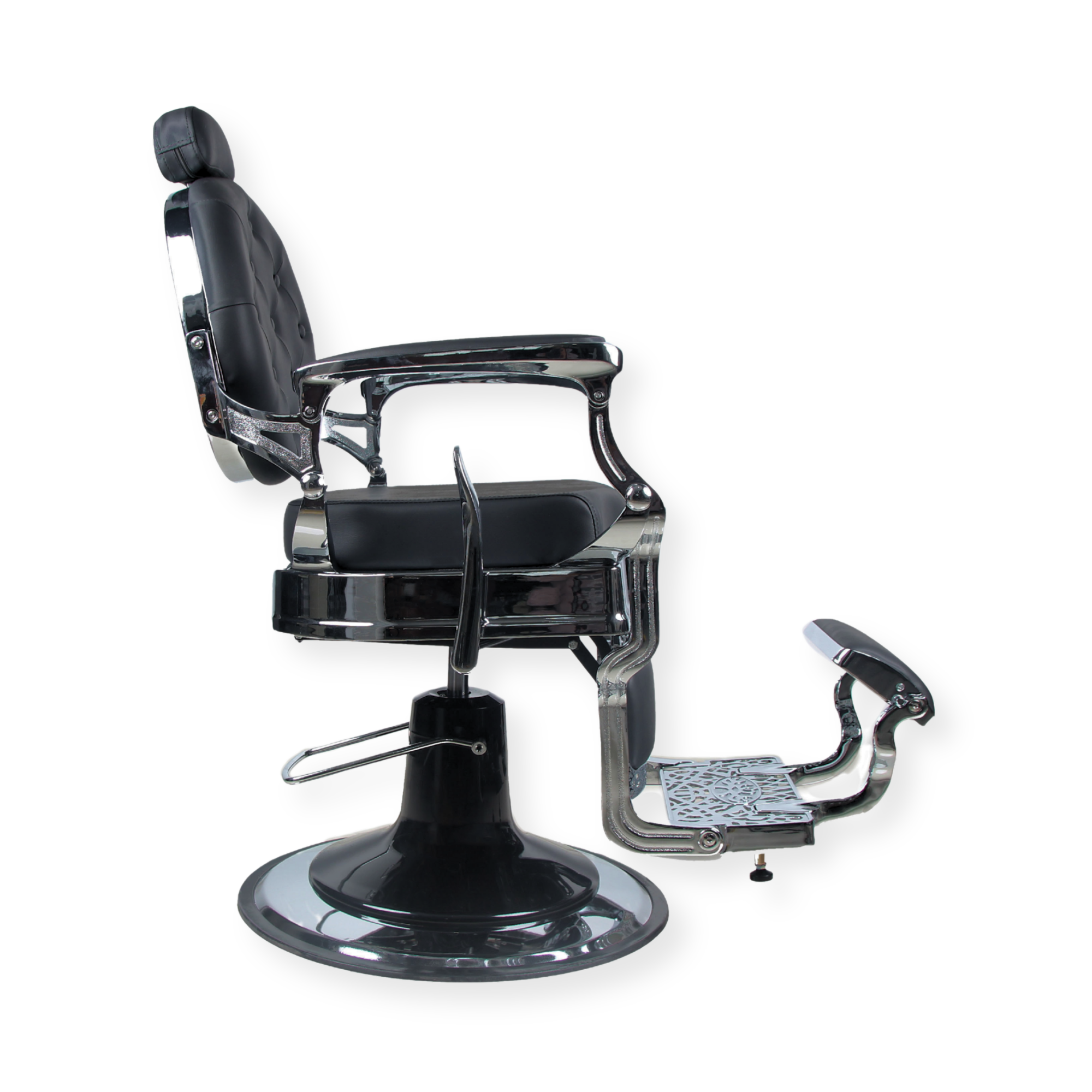 Barber Chair Senior - Silver/Black