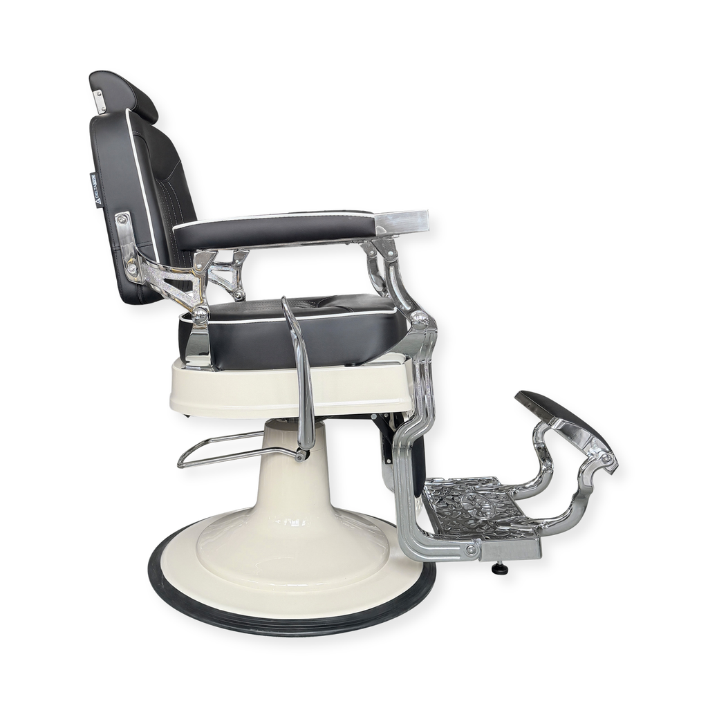 Barber Chair Baron Chrome / Black