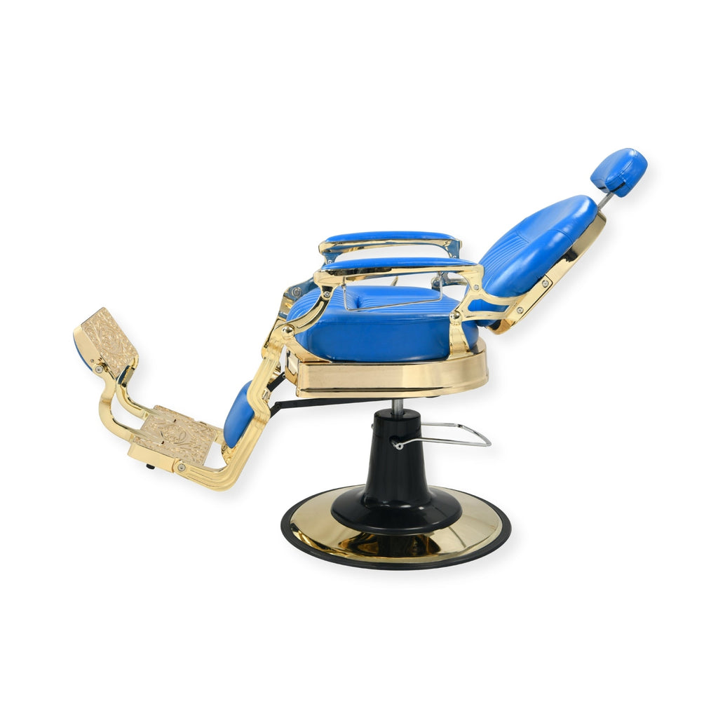 DeltaPro - Barber Chair - DBC006 - Monarch - Gold/Blue