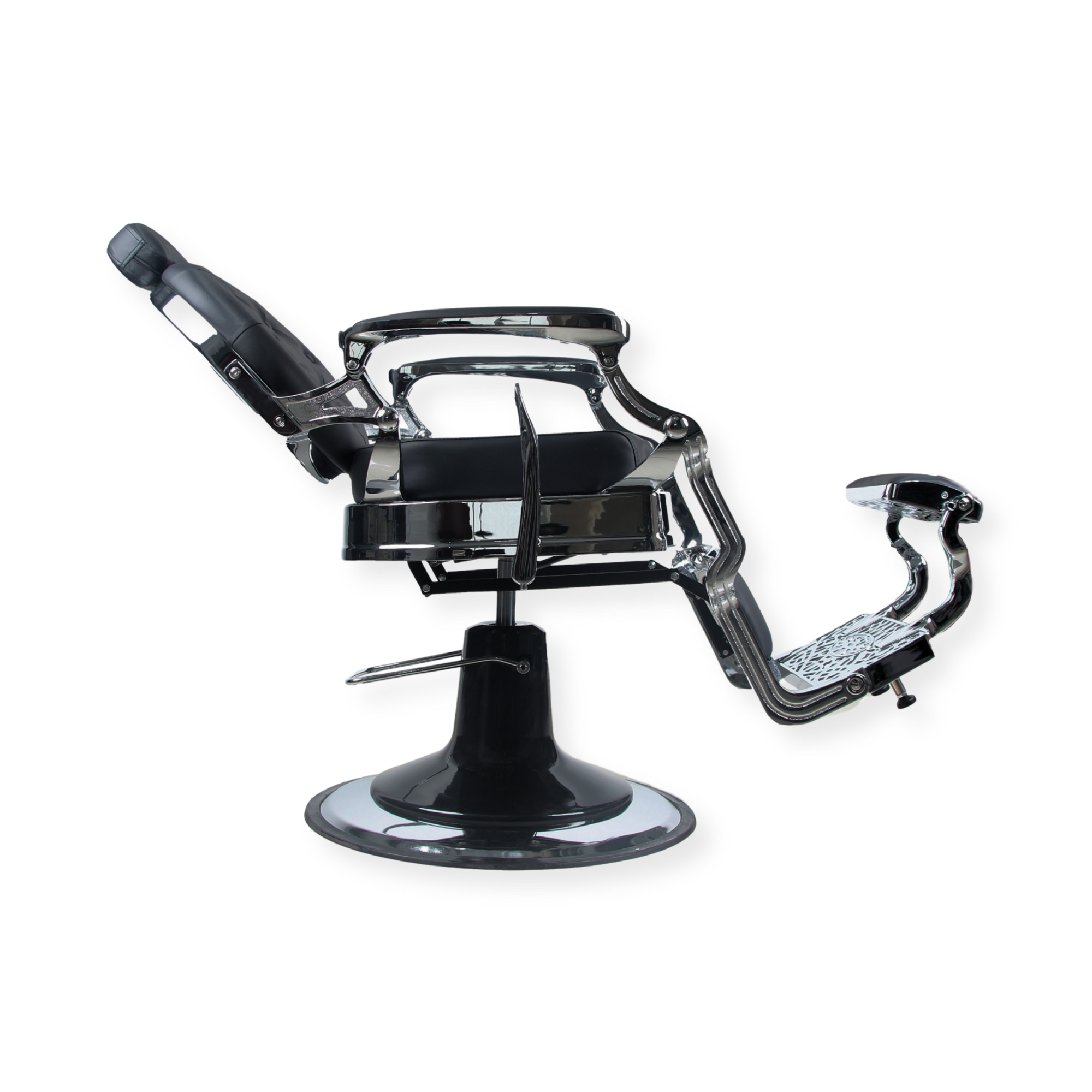 Barber Chair Senior - Silver/Black
