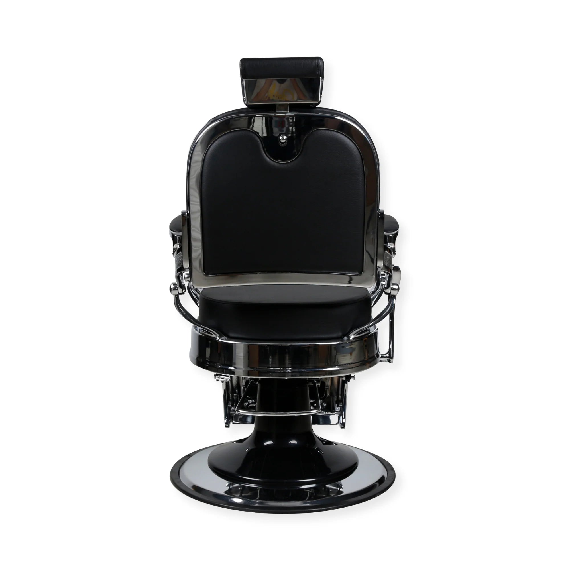 Master Barber Chair Silver Black