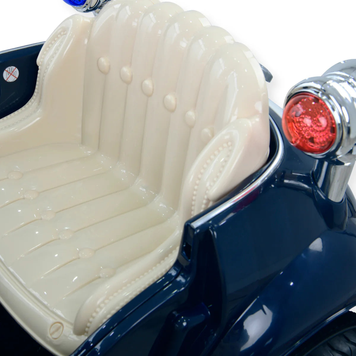 Barber Chair Kids Police Black/White