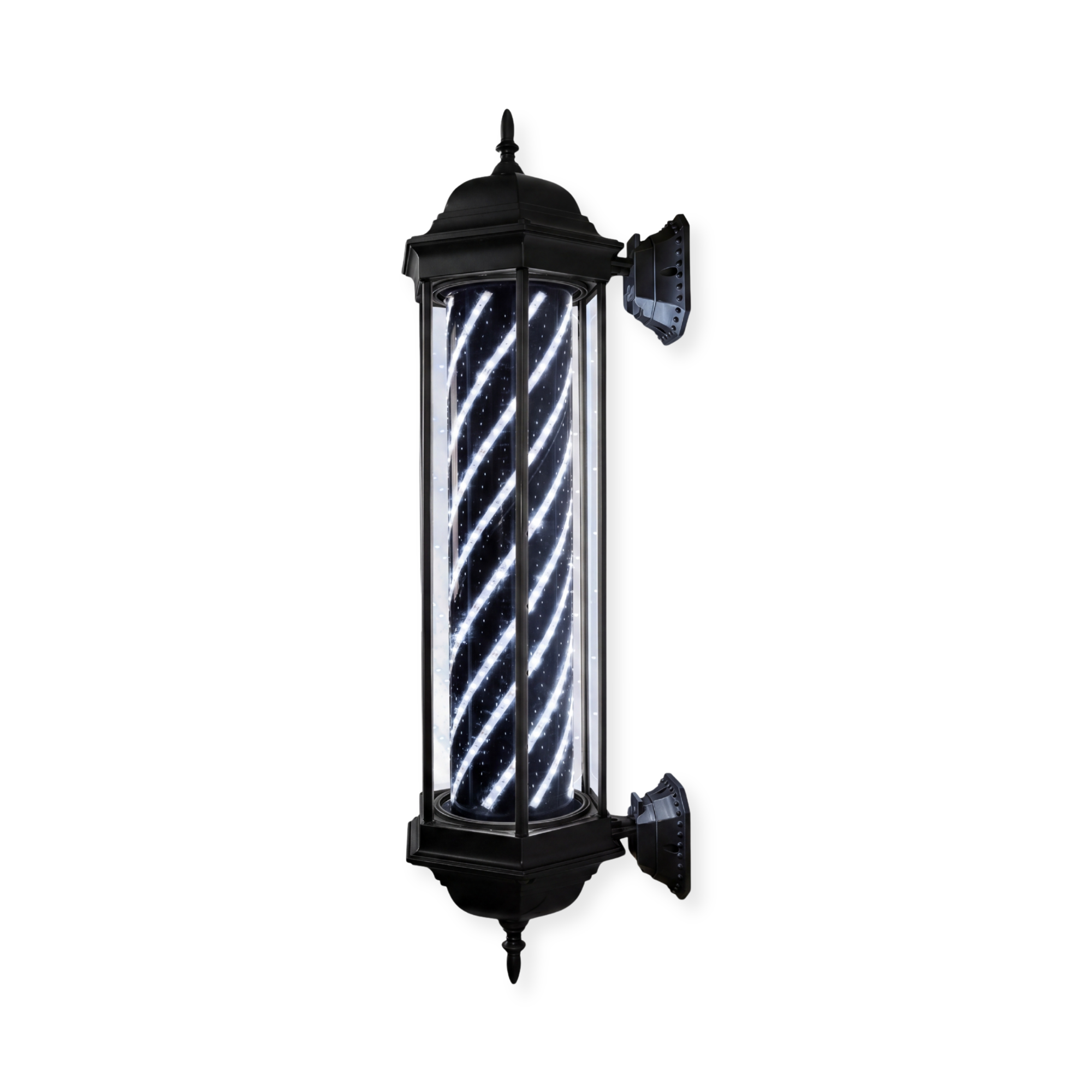 Barberpole Lantern Black