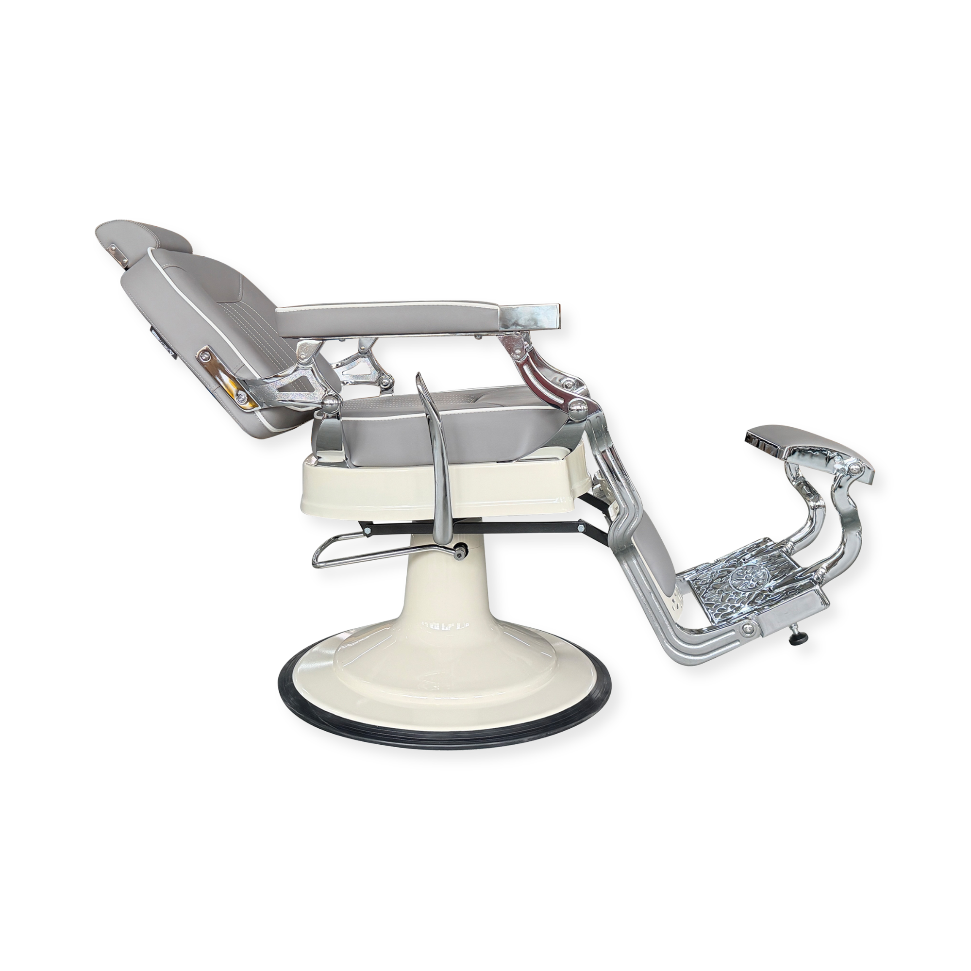 Barber Chair Baron Chrome / Grey