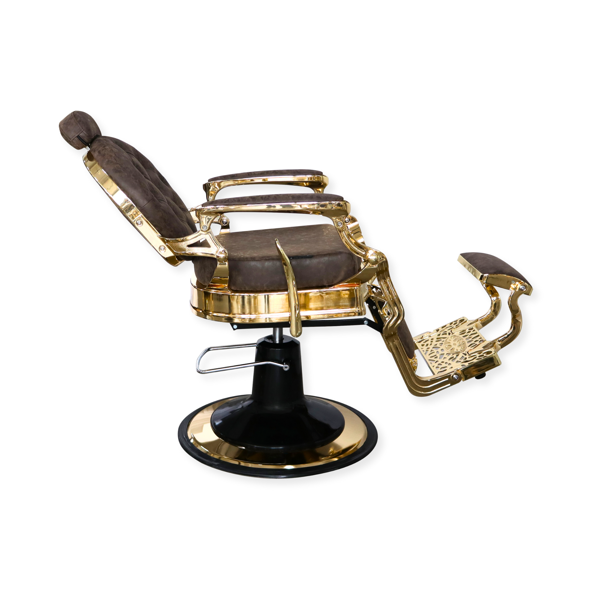 Barber Chair Senior - Gold/Brown