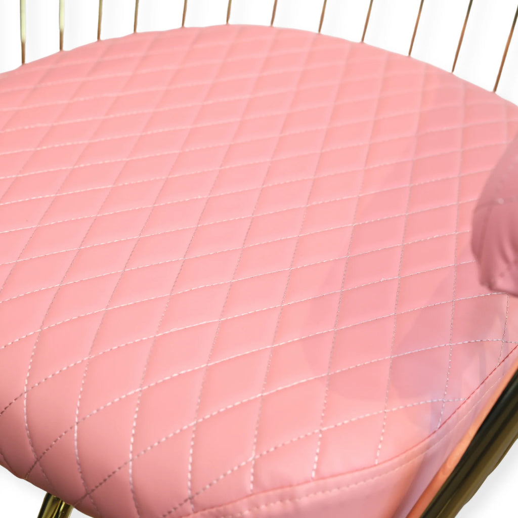 Salon Chair - Luxe - Gold/Pink