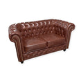 Sofa Chesterfield Compact Brown