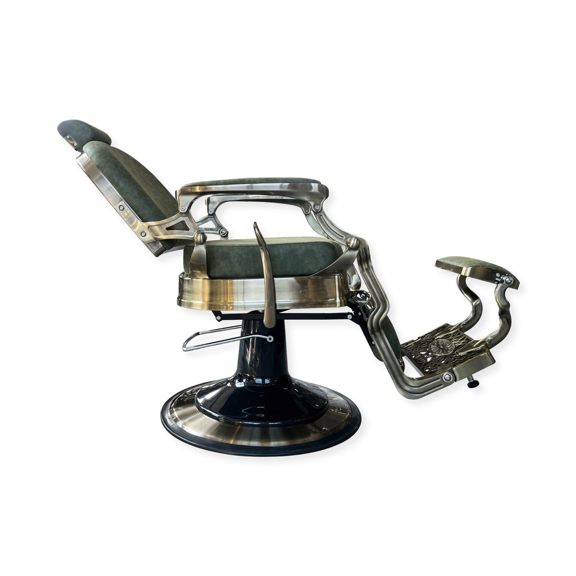 Master Barber Chair Grey Brown