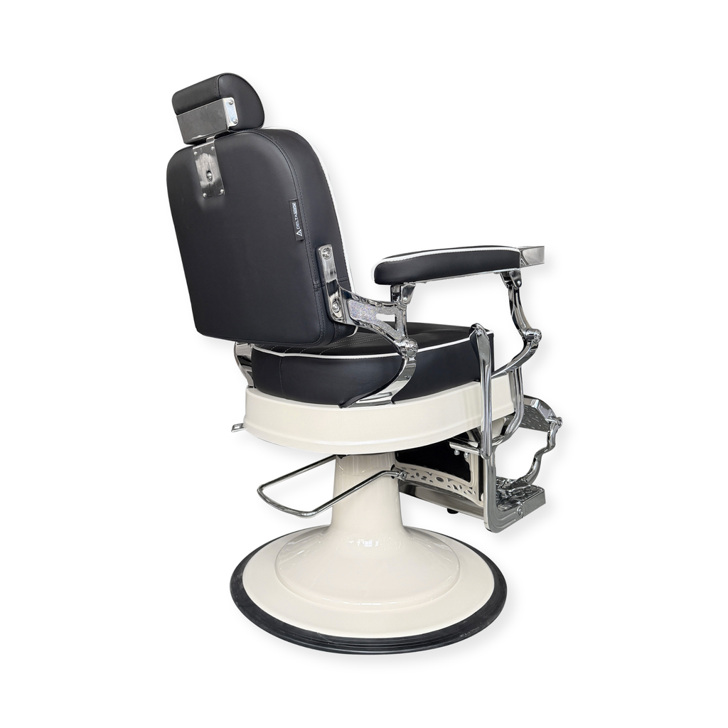 Barber Chair Baron Chrome / Black