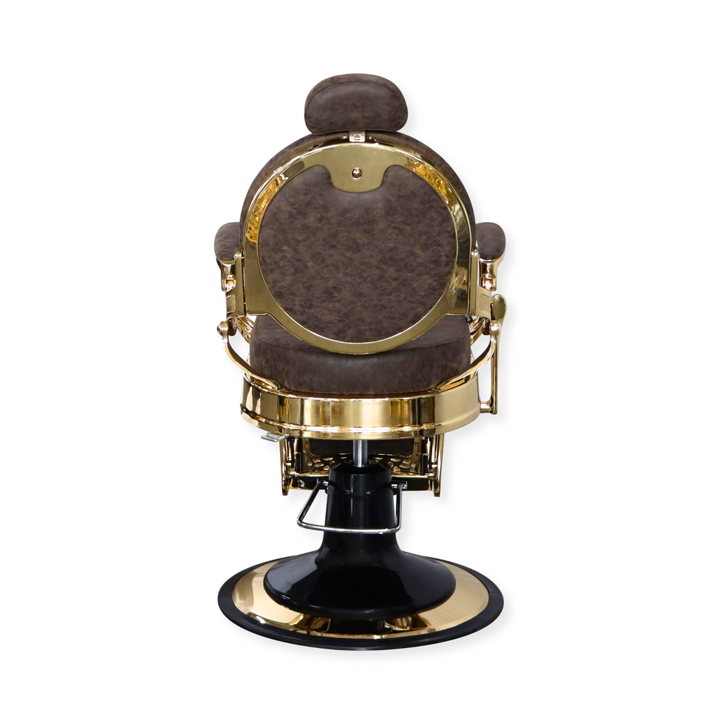 Barber Chair Senior - Gold/Brown