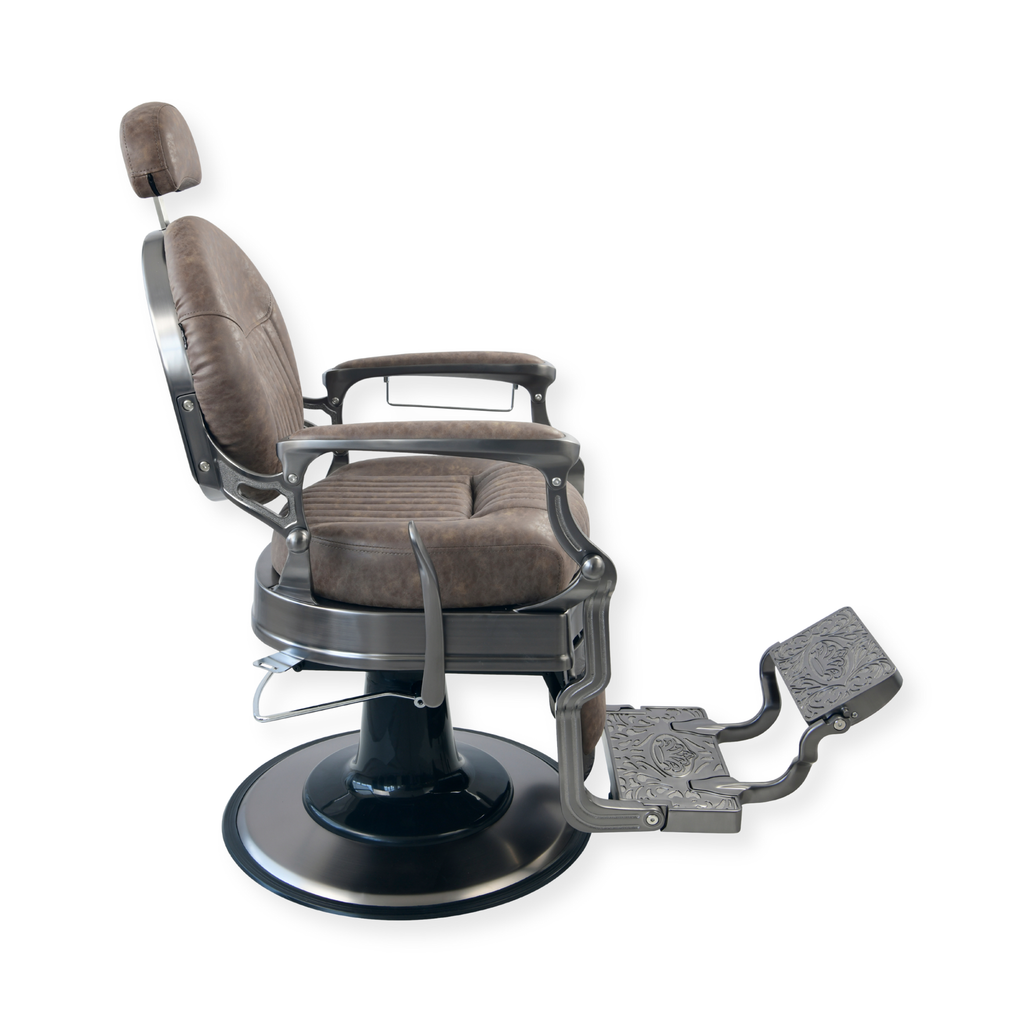 DeltaPro - Barber Chair - DBC006 - Monarch - Grey/Brown