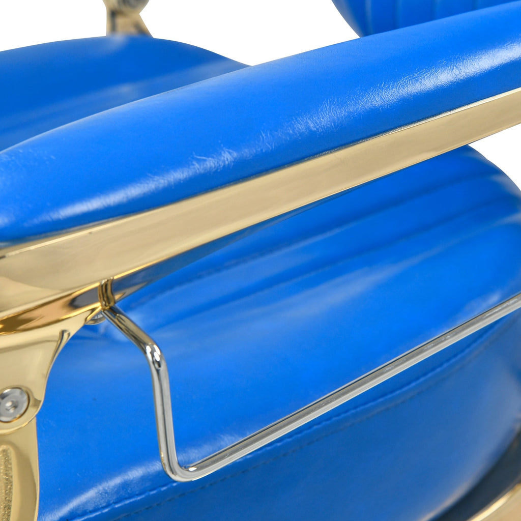 DeltaPro - Barber Chair - DBC006 - Monarch - Gold/Blue