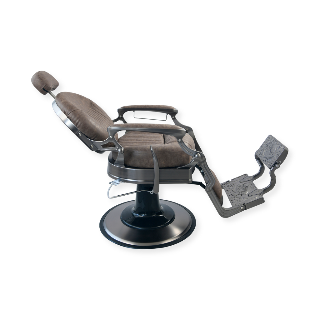 DeltaPro - Barber Chair - DBC006 - Monarch - Grey/Brown