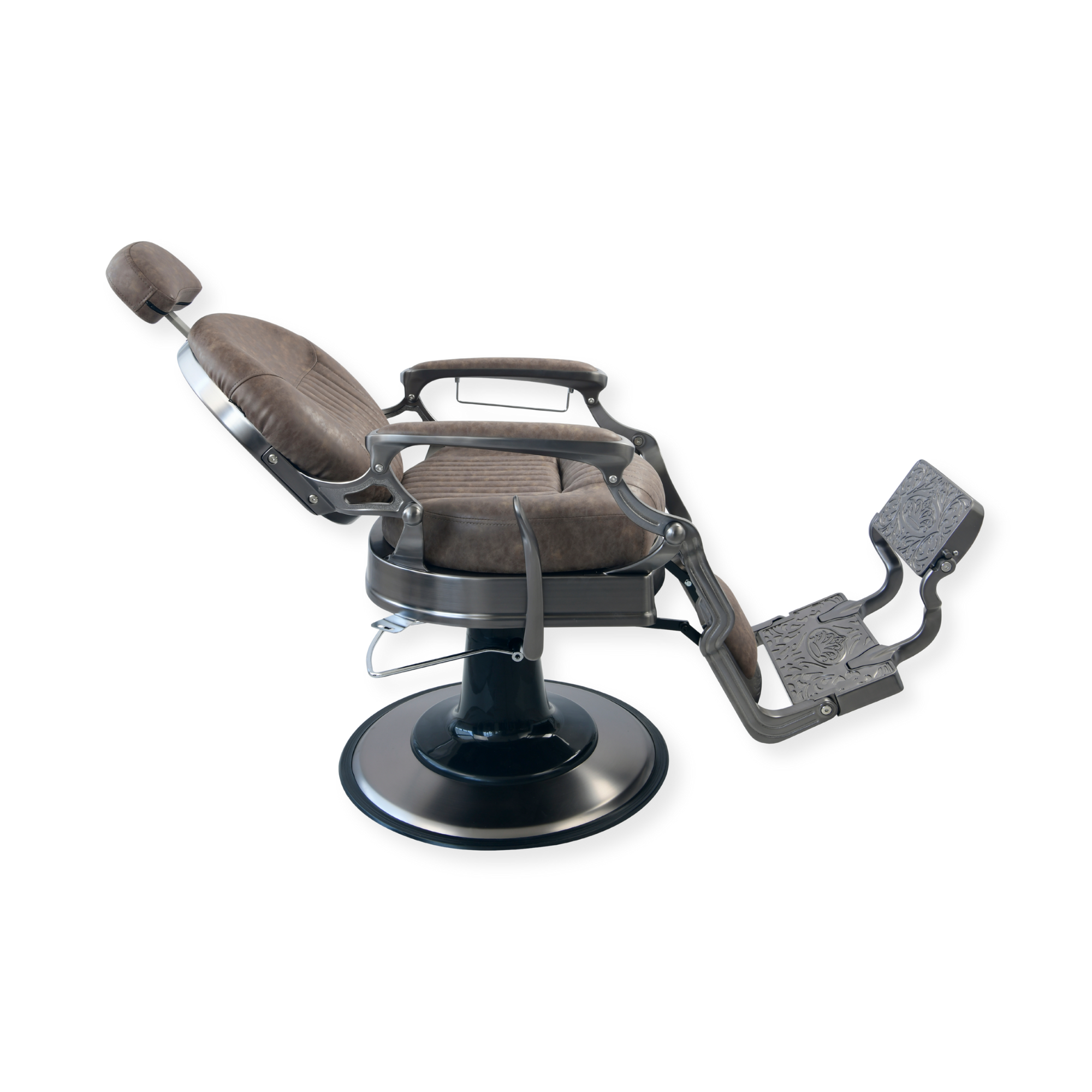 DeltaPro - Barber Chair - DBC006 - Monarch - Grey/Brown