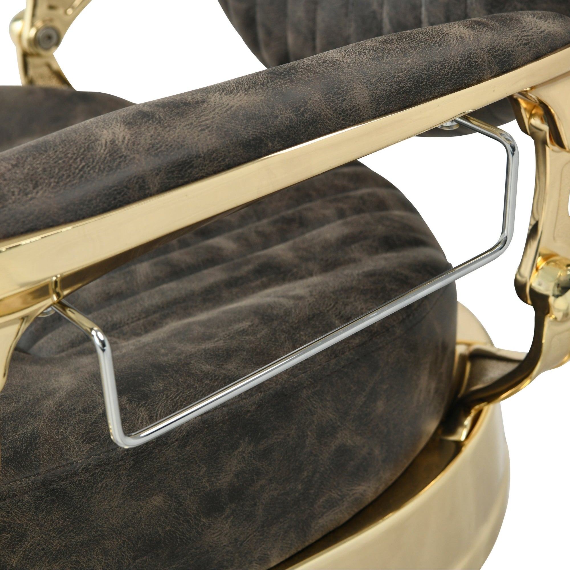 DeltaPro - Barber Chair - DBC006 - Monarch - Gold/Brown