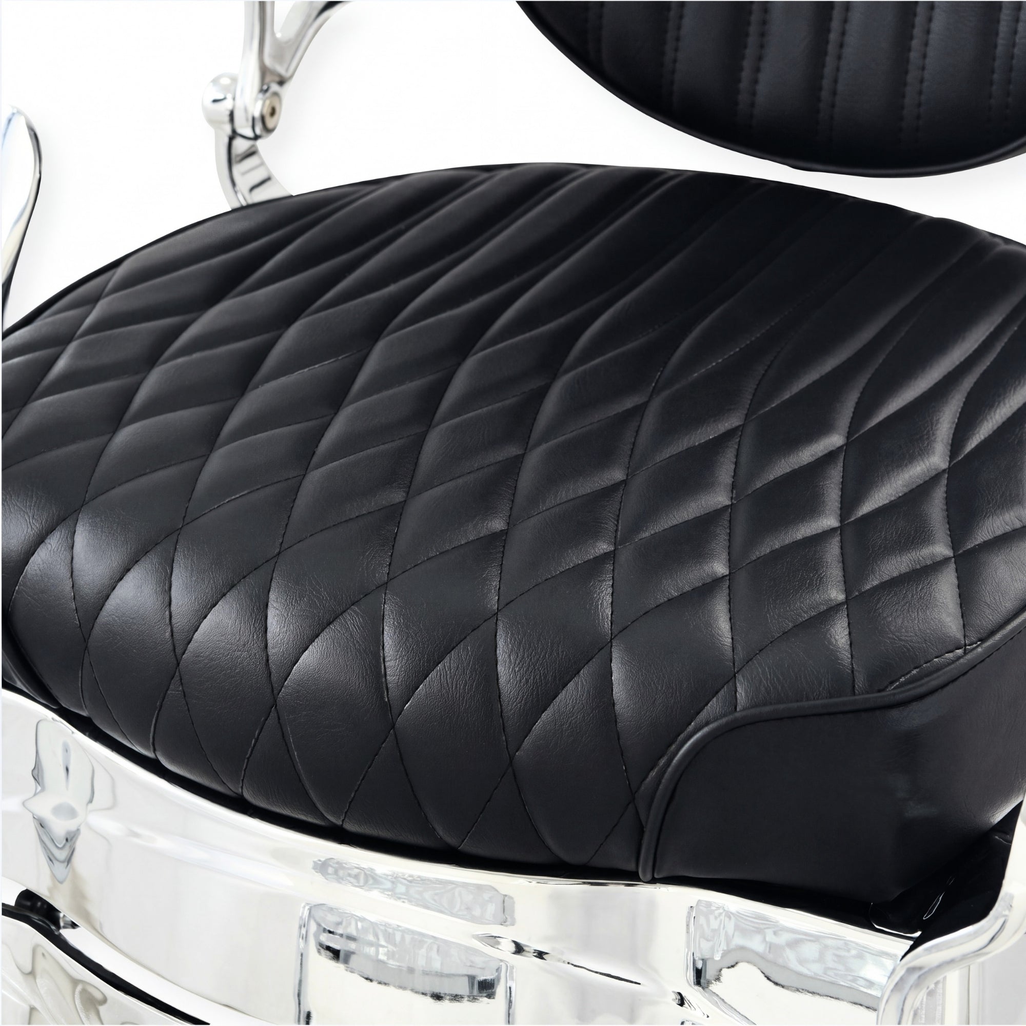 DeltaPro - Barber Chair - DBC009 - Cavalier - Silver/Black