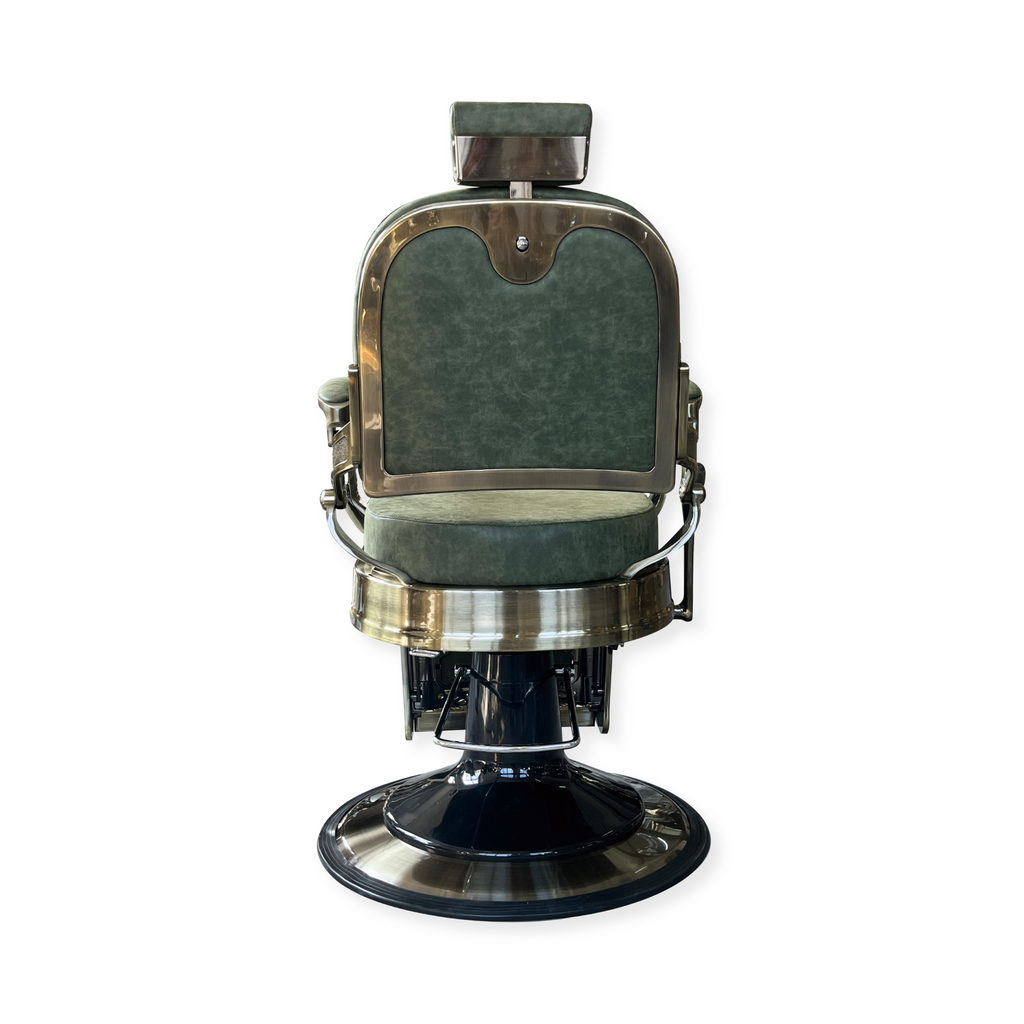 Master Barber Chair Grey Brown