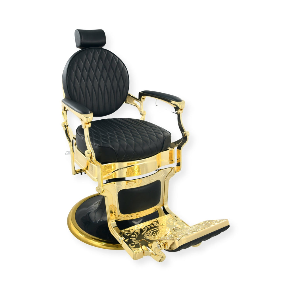 DeltaPro - Barber Chair - DBC009 - Cavalier - Gold/Black