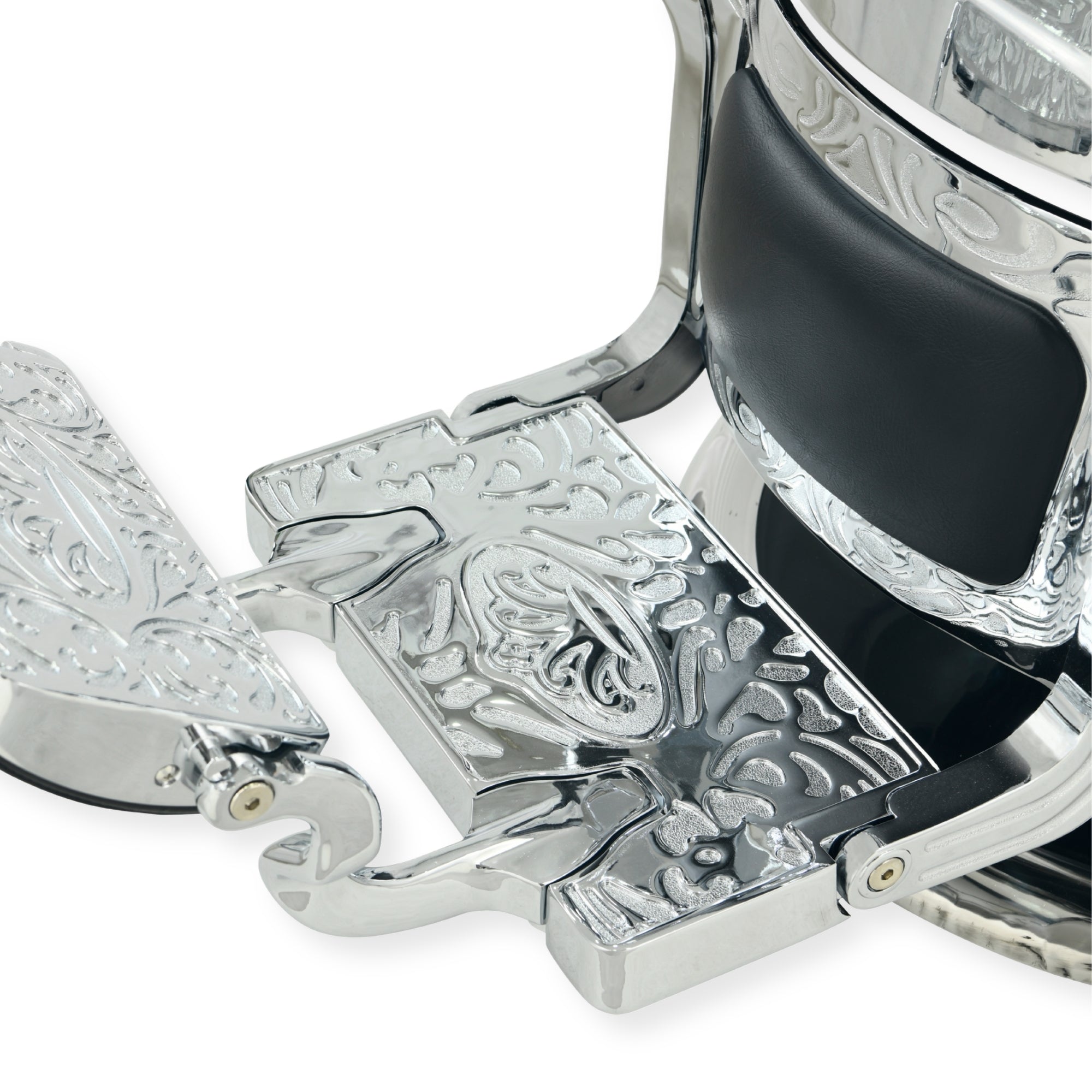 DeltaPro - Barber Chair - DBC009 - Cavalier - Silver/Black