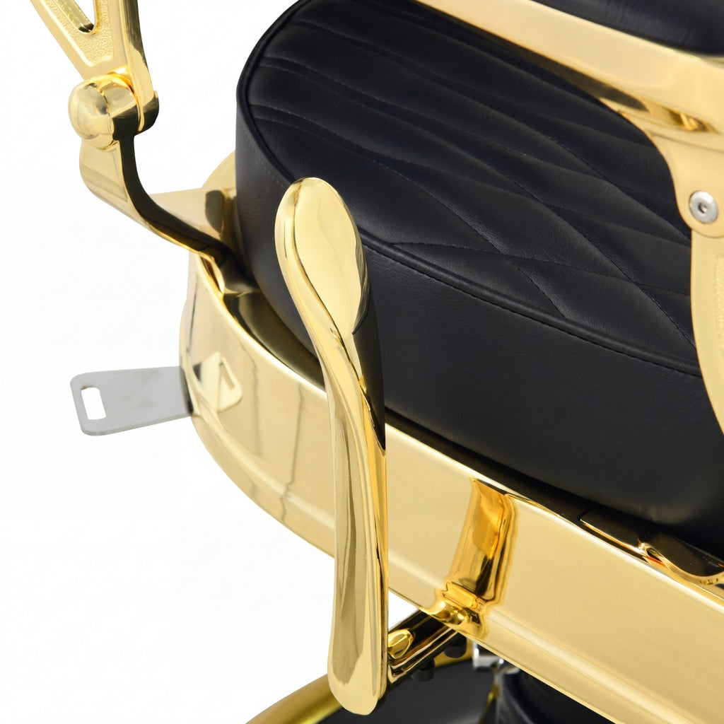 DeltaPro - Barber Chair - DBC009 - Cavalier - Gold/Black